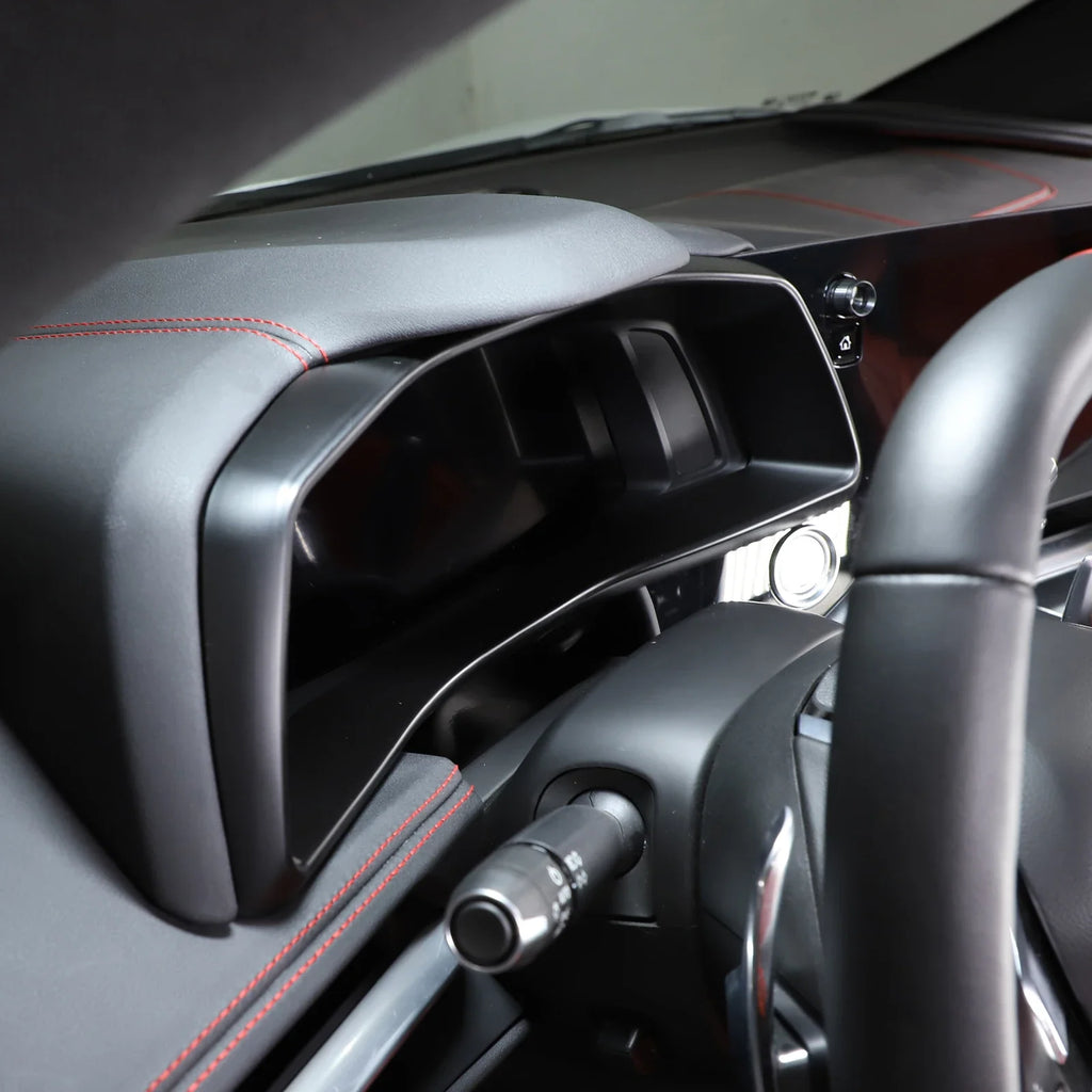 ABS Carbon Fiber / Red Interior Trim for Corvette C8 Stingray / Z51 / Z06 (2020–2025) | ISO9001