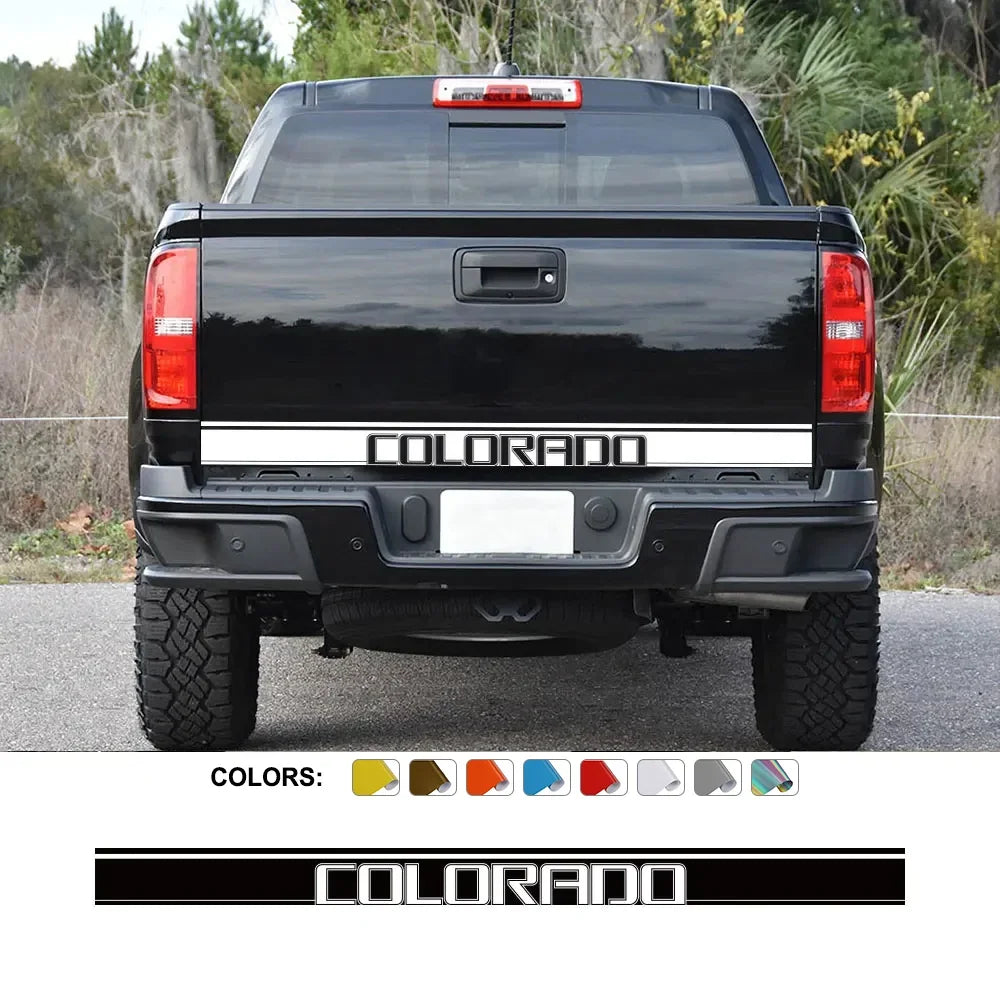 Custom Letter Tailgate Decal for Pickup Trucks | Rear Tail Vinyl Film Graphic