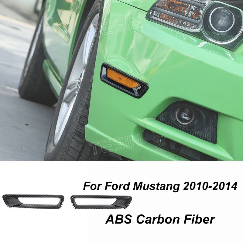 Carbon Fiber Grain Interior & Exterior Decoration Sticker for Ford Mustang (2009-2014) | Kit
