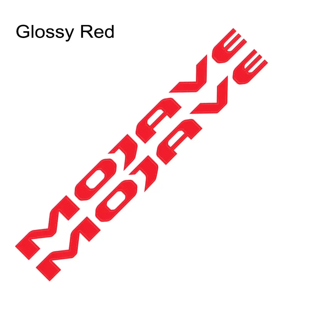 Jeep Gladiator Mojave Hood Decal – Vinyl Letter Graphic Sticker Set | Engine Hood Cover (2 Pcs)