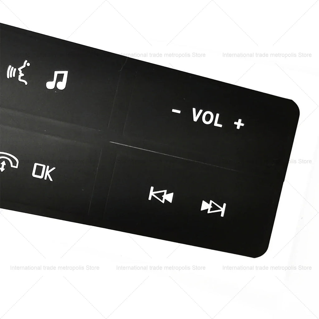 Steering Wheel Button Repair Decal for Ford Mustang (2015-2019) | Control Sticker