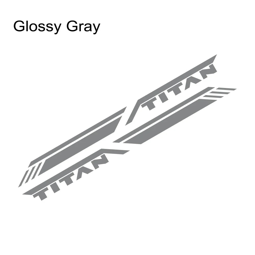 Trunk Side Stripe Decal for Nissan Titan Pro-4X | Pickup Truck Vinyl Graphic