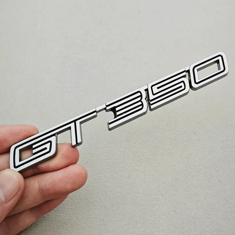 3D Metal GT350 / Shelby / 5.0 Fender & Trunk Badge | Ford Mustang Emblem Sticker