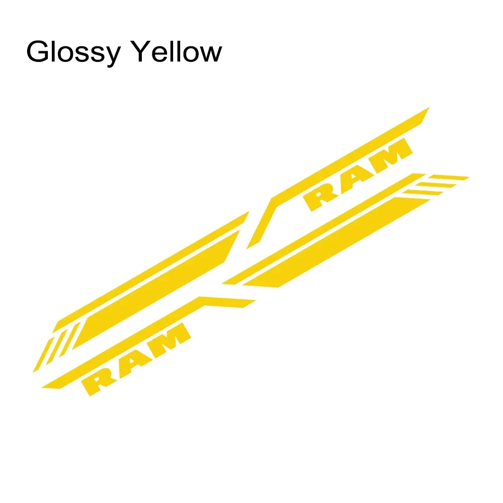Bed Side Stripe Decal for Dodge RAM 1500 / 2500 / 3500 Rebel / TRX | Pickup Vinyl Graphic