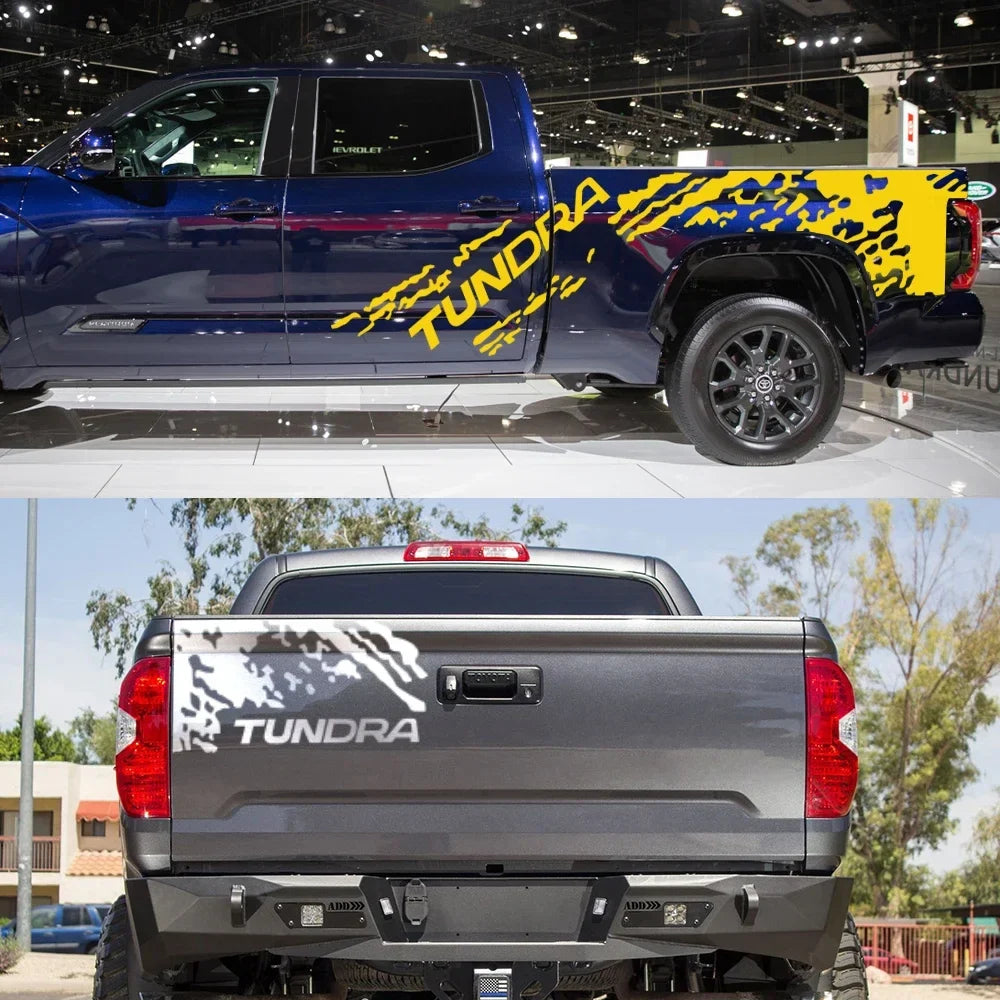 Splash Grunge Body Side Decal for Toyota Tundra TRD / Limited / SR5 / Platinum | 3-Piece Vinyl Kit