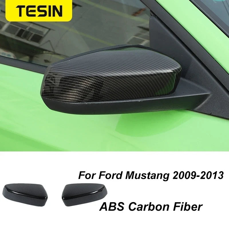 Carbon Fiber Grain Interior & Exterior Decoration Sticker for Ford Mustang (2009-2014) | Kit