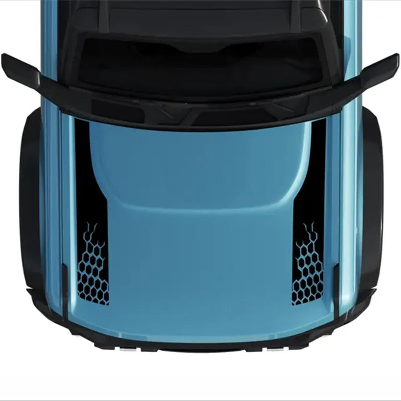 Sporty Fashionable Professional Vinyl Decal Kit for Ford Bronco | Full-Body PVC Appearance Wrap