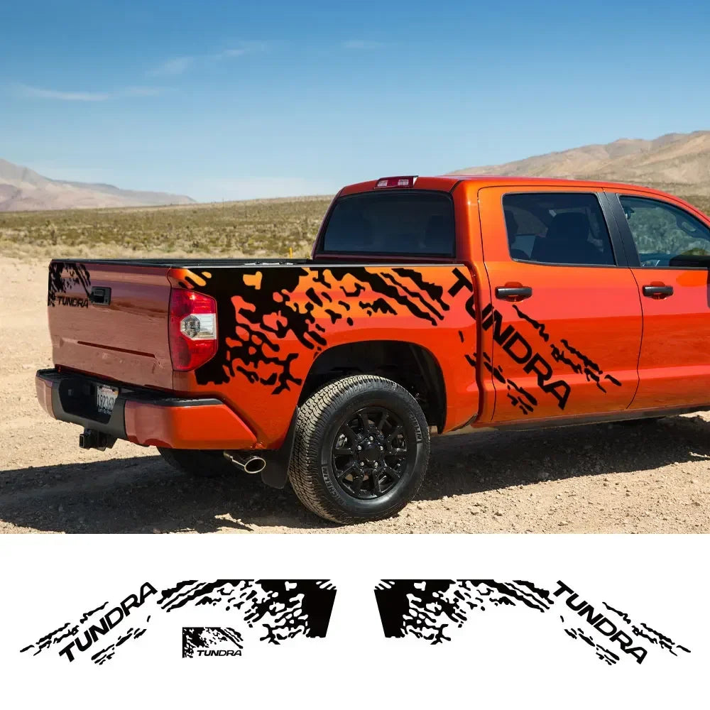 Splash Grunge Body Side Decal for Toyota Tundra TRD / Limited / SR5 / Platinum | 3-Piece Vinyl Kit