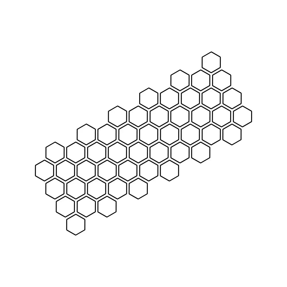 Universal Honeycomb Body Graphic Decal Film | Exterior Vinyl Decor Sticker for Cars & Trucks