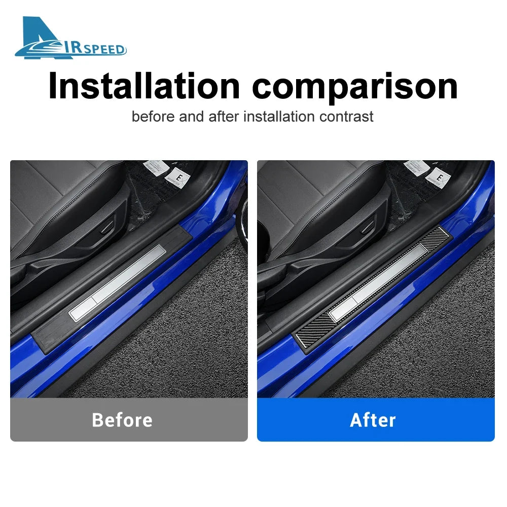 Real Soft Carbon Fiber Interior Trim for Ford Mustang GT (2015-2025) | LHD & RHD