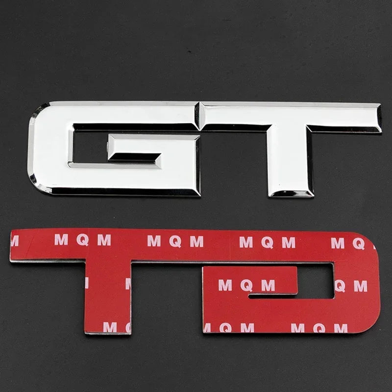 3D Metal Rear Trunk Emblem Badge for Ford Mustang GT | Self-Adhesive Car Sticker