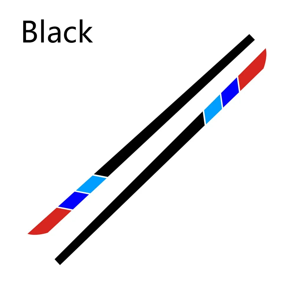 Side Stripe Decal DIY for BMW E46 / E60 / E90 / F30 / F10 | 2-Piece 78.7"x5.1" Vinyl