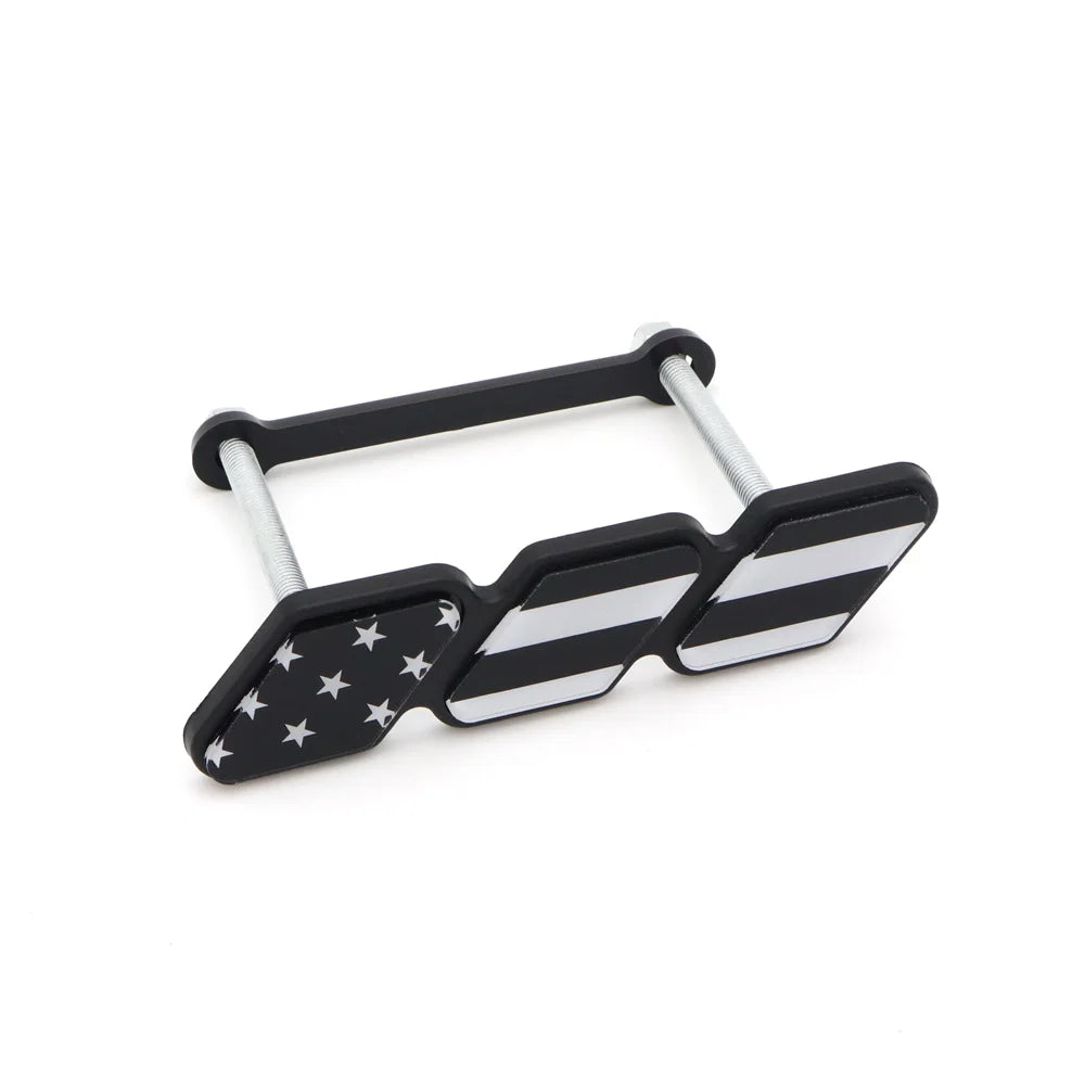TRD Tri-Color Grille Badge Emblem for Toyota Tacoma / Tundra / 4Runner / Highlander | 3-Piece ABS Set