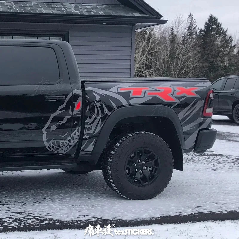 Full Body Appearance Decoration Vinyl Kit for Dodge Challenger / RAM TRX | Custom Body Decal
