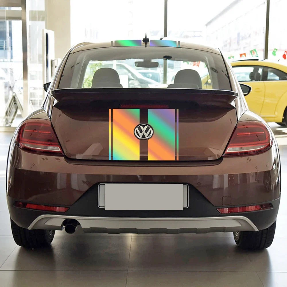 Hood, Roof & Trunk Racing Stripe Kit | Full-Length Vinyl Decal for Cars & Trucks