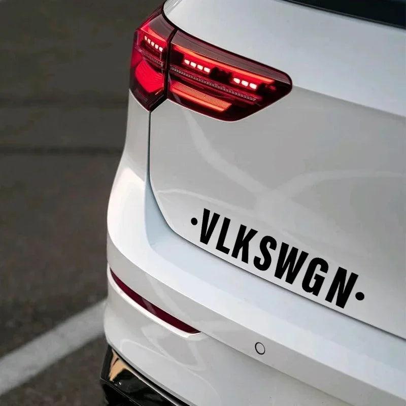 VLKSWGN Front Windshield & Rear Window Decal for VW Golf MK6 / MK7 / R / GTI | Vinyl Sticker