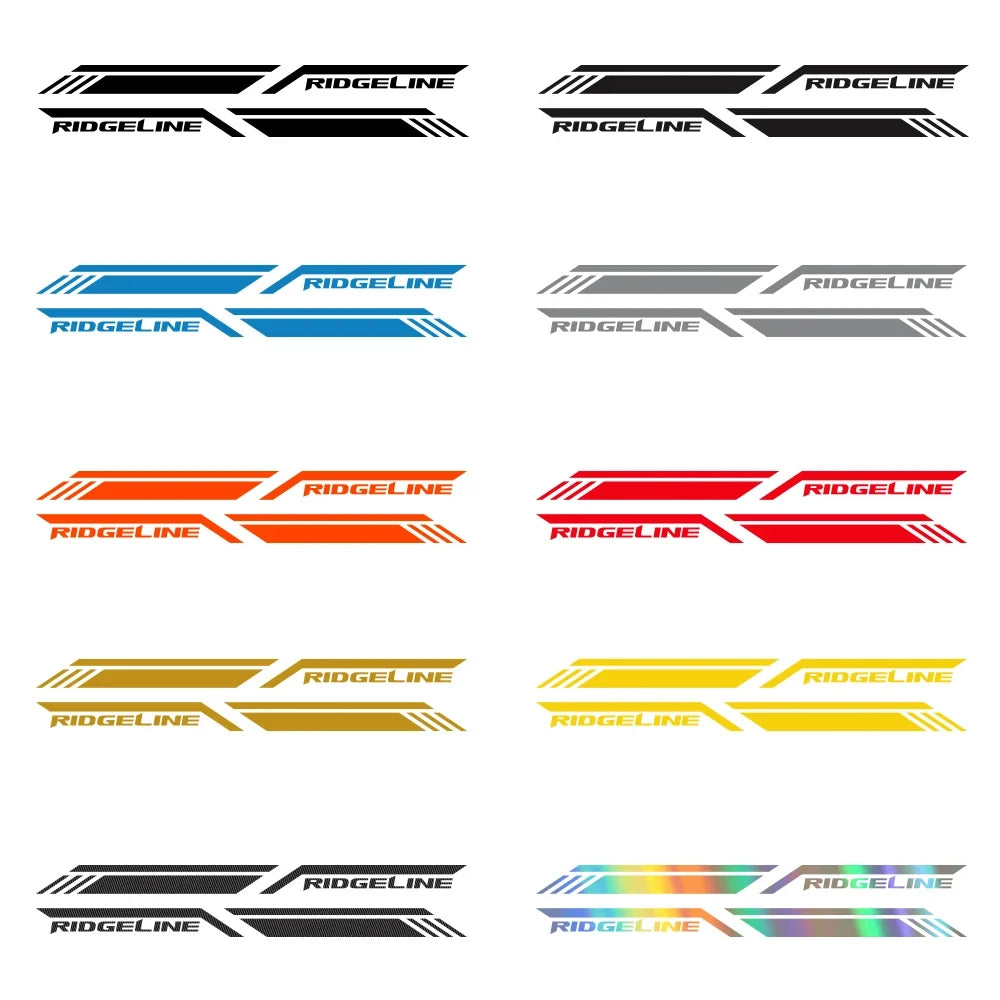 4x4 Trunk Side Stripe Decal for Honda Ridgeline | Vinyl Truck Graphics