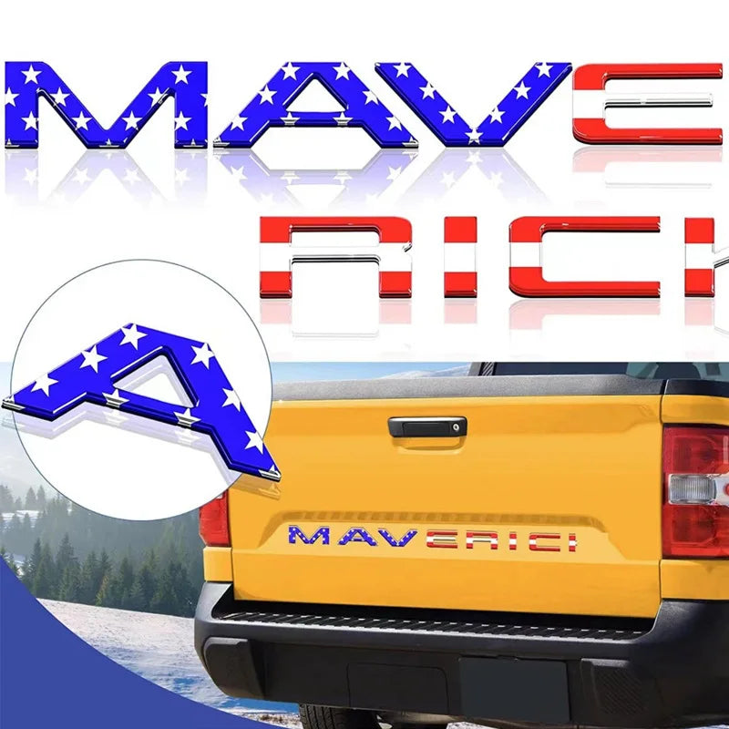 Tremor Rear Trunk Letter Sticker for Ford Maverick Tremor | Groove Insert Badge Decal