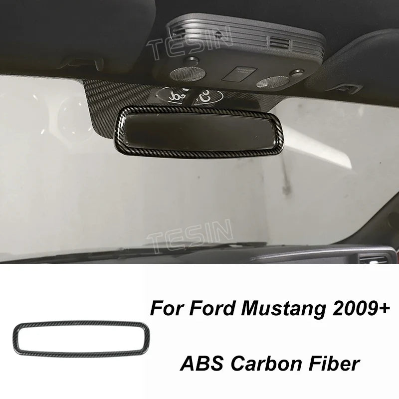 Carbon Fiber Grain Interior & Exterior Decoration Sticker for Ford Mustang (2009-2014) | Kit
