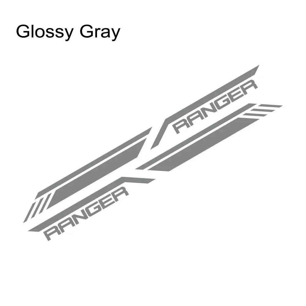 Side Stripe Decal for Ford Ranger Raptor T6 / XLT / T7 / T8 | Pickup Bed Vinyl Graphic