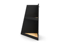 Left Hand Shallow Angled Shelf - Black