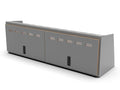 48" Upper Cabinet Grey - Grey Door