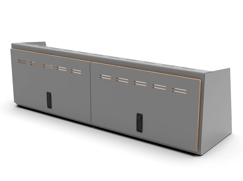 48" Upper Cabinet Grey - Grey Door