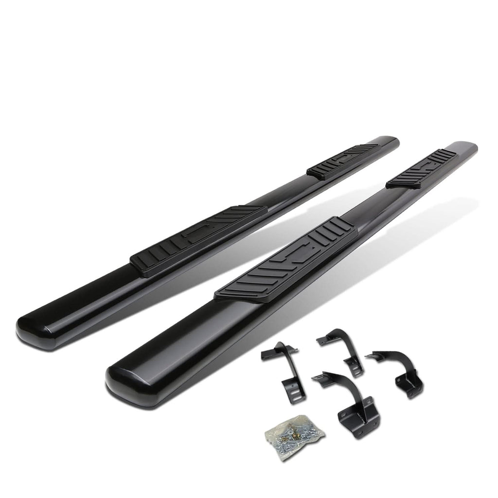 15-18 Ford F-150 SuperCab 5 Inch Oval Straight Nerf Step Bars