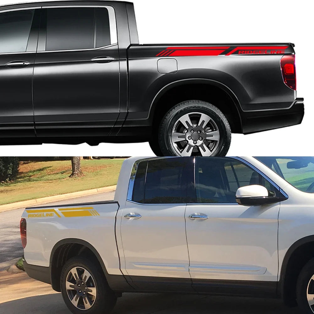 4x4 Trunk Side Stripe Decal for Honda Ridgeline | Vinyl Truck Graphics