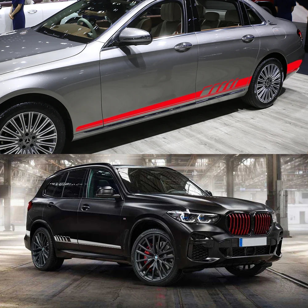 Side Stripe Body Decal for BMW X5 / X3 / X6 / X1 / X2 / X4 / X7 / M2 / M3 / M4 / M5 | Full Lineup Vinyl