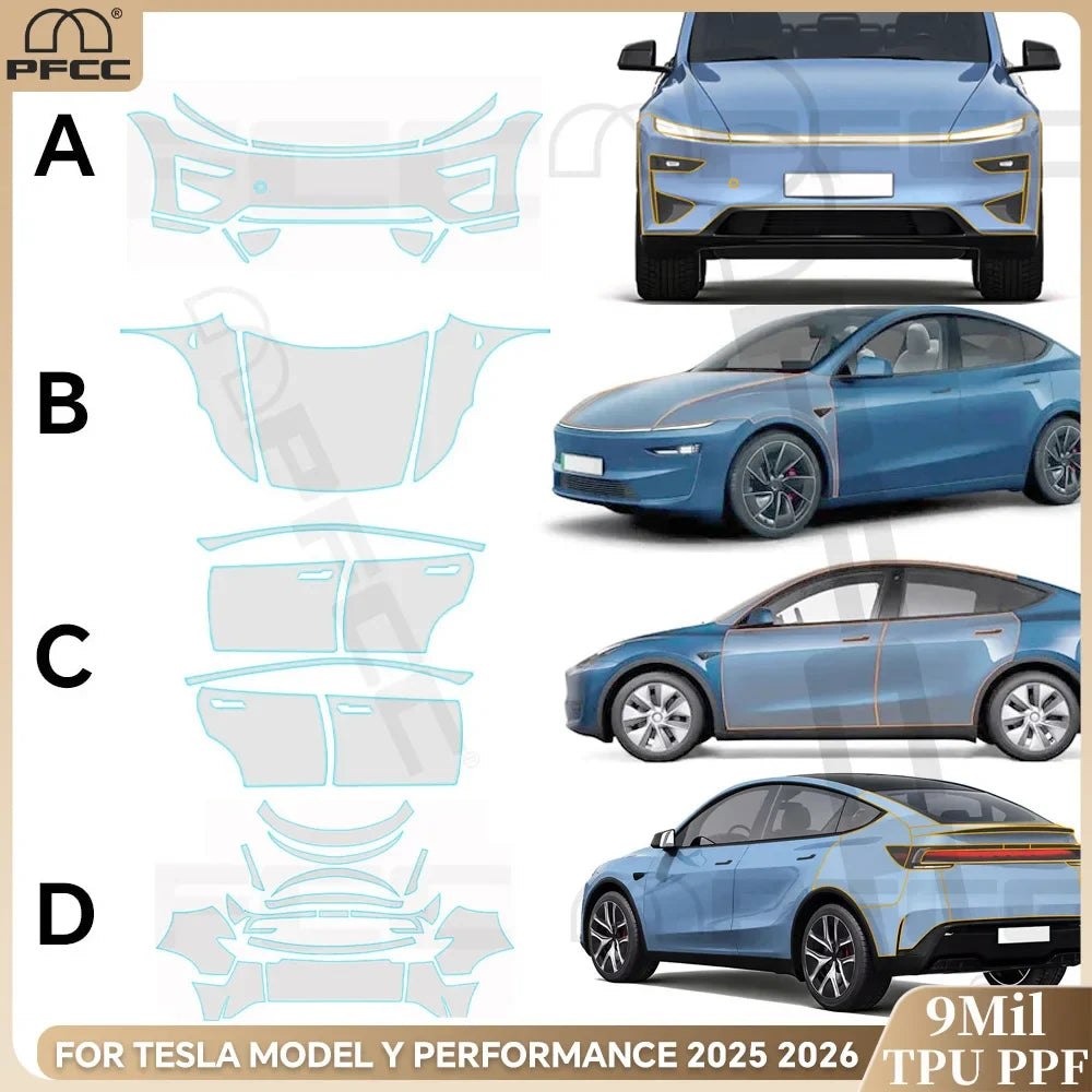 Precut Matte PPF for Tesla Model Y Juniper Performance (2025–2026) | TPU Paint Protection Film