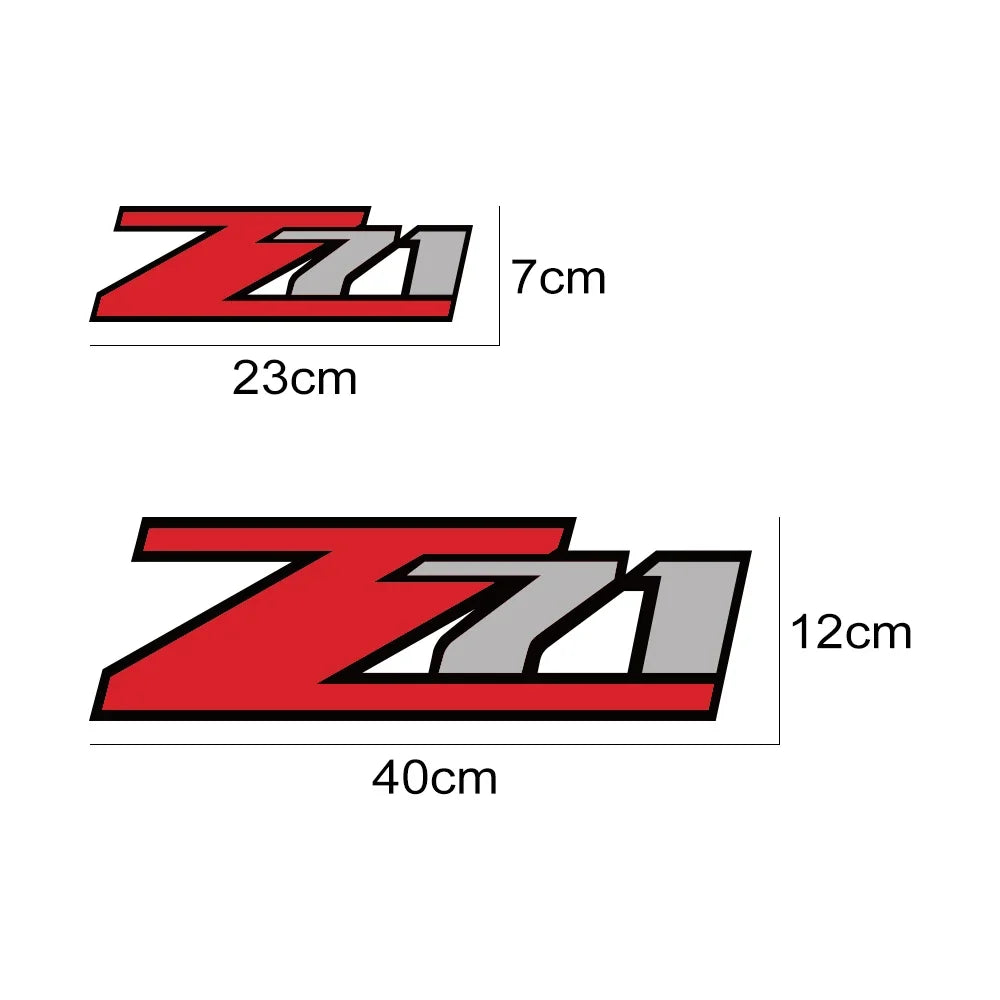 Z71 Tailgate & Body Decal for Chevrolet Silverado / Colorado 1500 / 2500 | Vinyl Decor Sticker