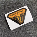 Badlands Sasquatch Fender Vent Decal for Ford Bronco | Forest Mountain Emblem Vinyl Sticker