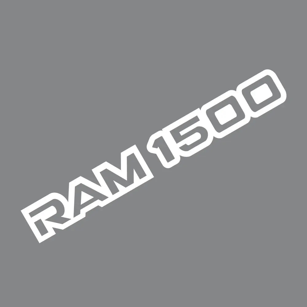 Front Windshield Logo Style Decal for Dodge RAM 1500 / 2500 / 3500 | Vinyl Truck Graphic Cover
