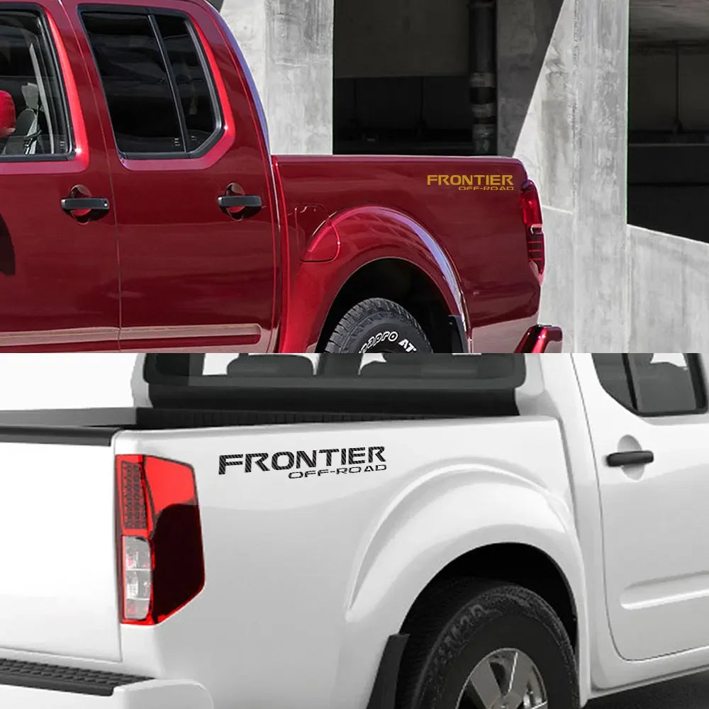 Trunk Bed Side Decal for Nissan Frontier | Custom Vinyl Truck Graphic 2-Pack
