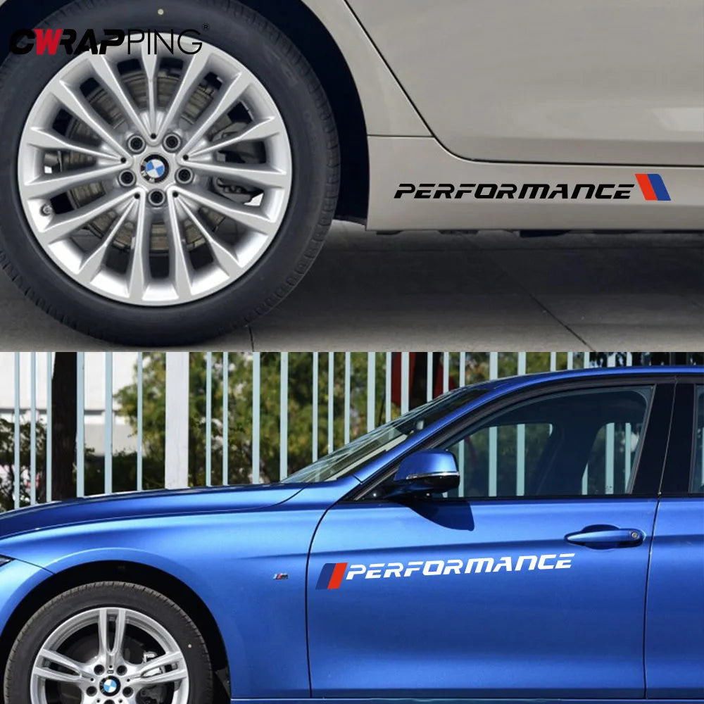 Performance Stripe Decal | Door & Front Visor Vinyl Graphic for Cars & Trucks