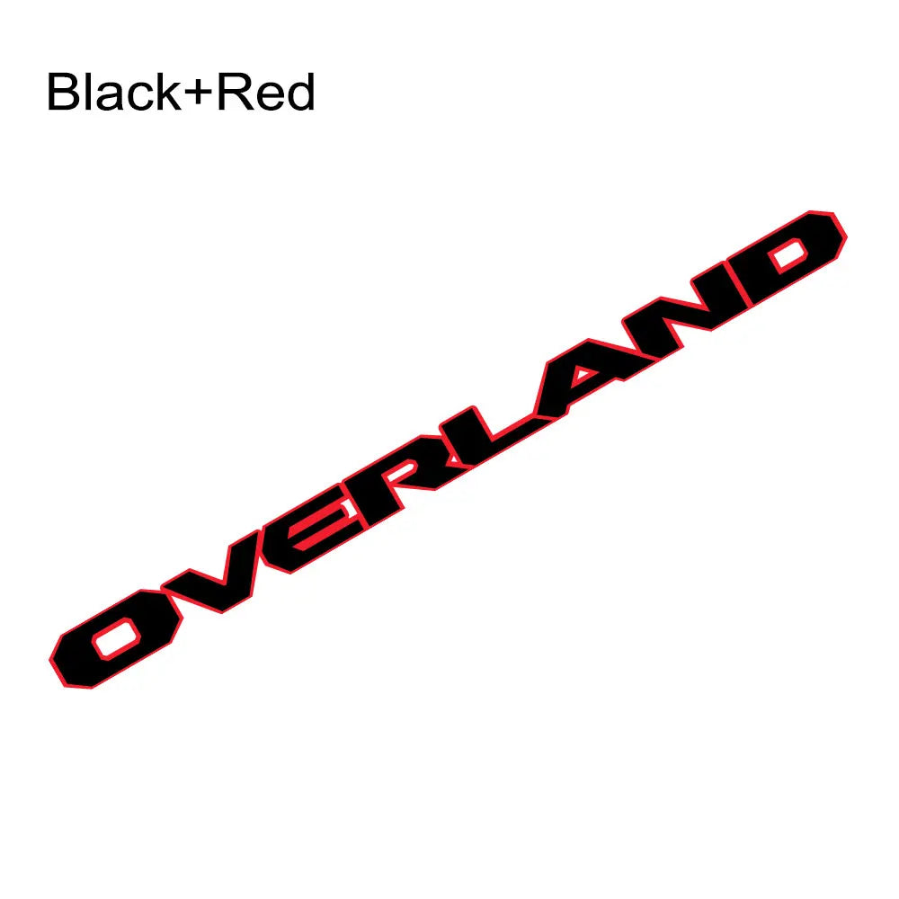 Engine Hood Decal for Jeep Gladiator Overland | Pickup Truck Vinyl Sticker Graphic