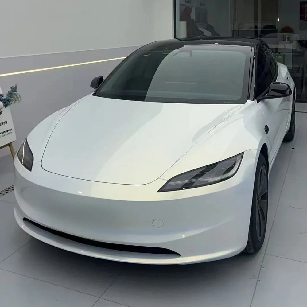 Precut Color Change PPF for Tesla Model 3 Highland (2024–2025) | Black & Glacier Blue PET Film