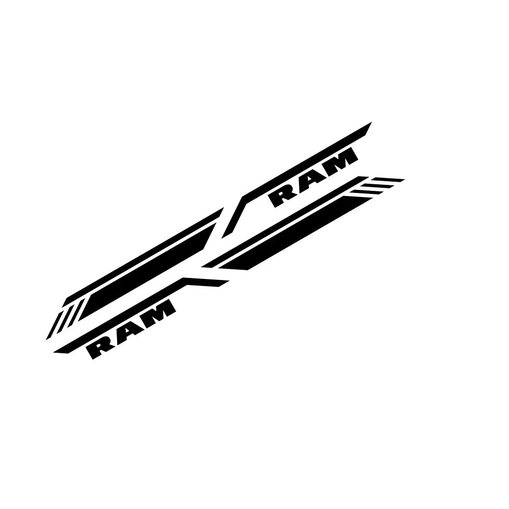 Bed Side Stripe Decal for Dodge RAM 1500 / 2500 / 3500 Rebel / TRX | Pickup Vinyl Graphic
