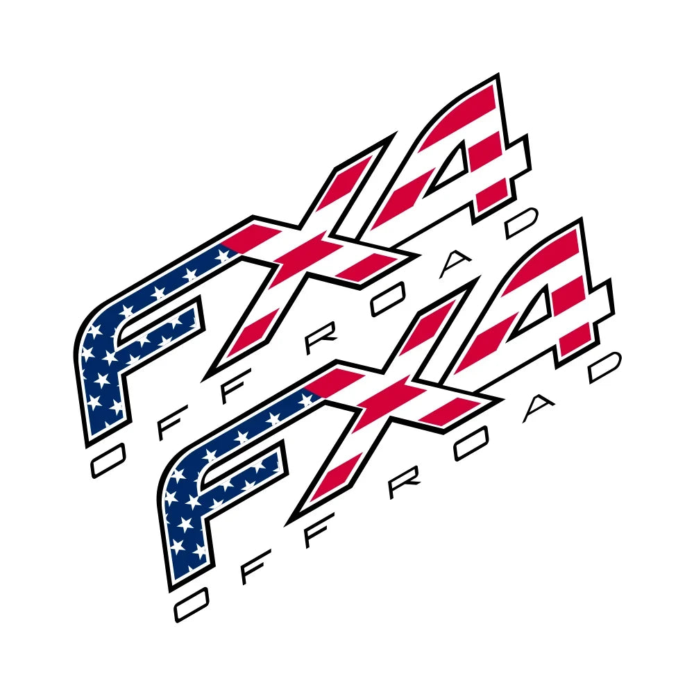 American FX4 Off-Road Sticker for Ford Ranger / F-150 / Raptor | 2-Piece Vinyl Decal