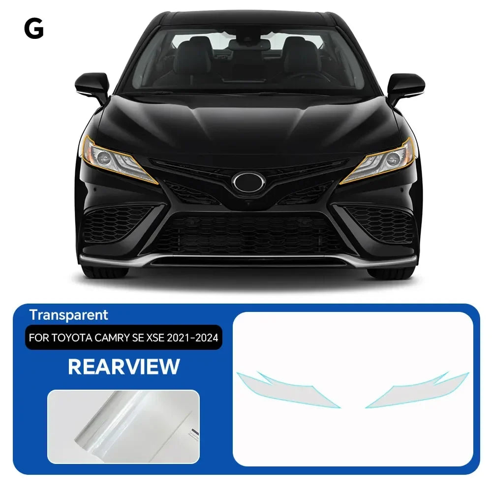 Precut PPF for Toyota Camry SE / XSE (2021–2024) | TPU Headlight & Mirror Paint Protection
