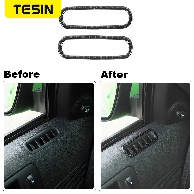 Carbon Fiber Grain Interior & Exterior Decoration Sticker for Ford Mustang (2009-2014) | Kit