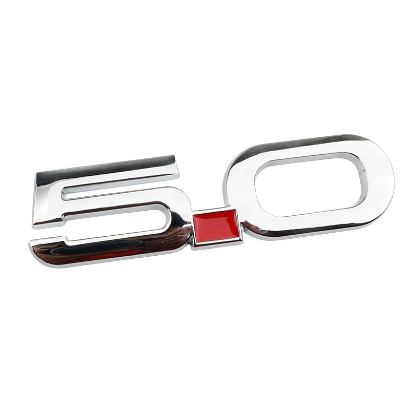 3D Metal 5.0 Logo Emblem for Ford Mustang GT / GT50 (2015-2021) | Badge Sticker