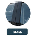 Black Carbon Fiber Door & Window Trim Sticker for Lincoln Mark LT / Ford F-150 (2004–2014)