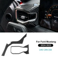 Real Soft Carbon Fiber Interior Trim for Ford Mustang GT / Dark Horse / EcoBoost (2024-2025)