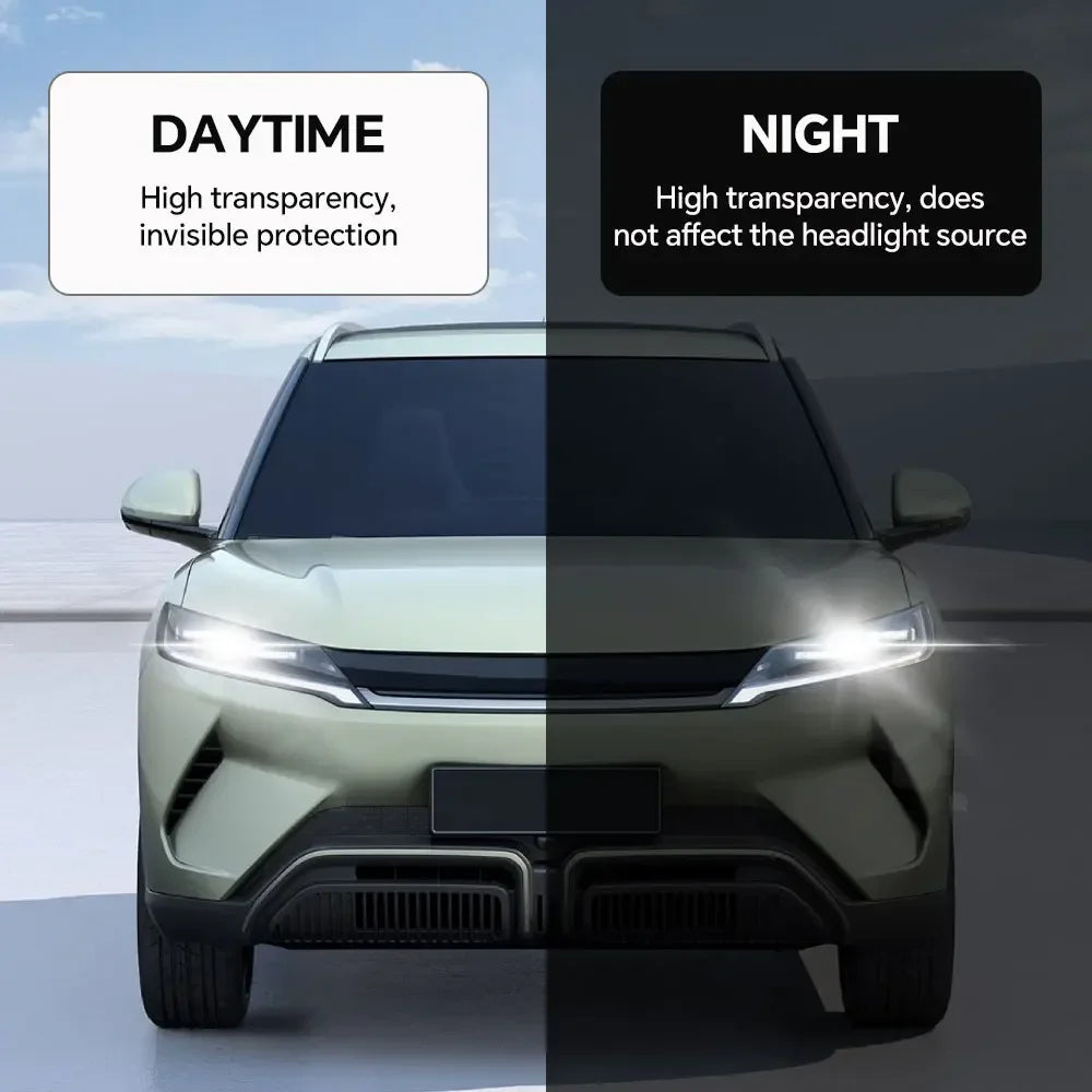 Precut PPF for BYD Yuan UP / Atto 2 (2024–2025) | TPU Headlight, Mirror & Pillar Protection