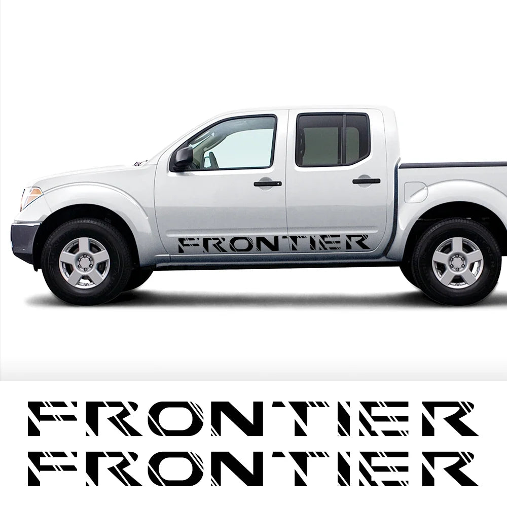 Door Side Stripe Decal for Nissan Frontier D40 / D22 / NP300 | 2-Piece Pickup Truck Vinyl Graphic