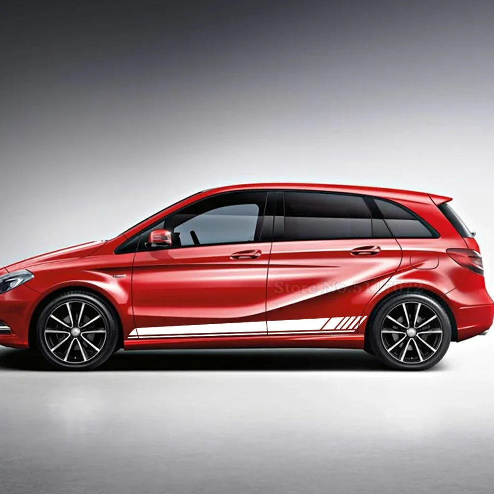 Edition 1 Hood & Side Stripe Decal Kit for Mercedes-Benz B-Class (W246/W247) | AMG-Style Vinyl