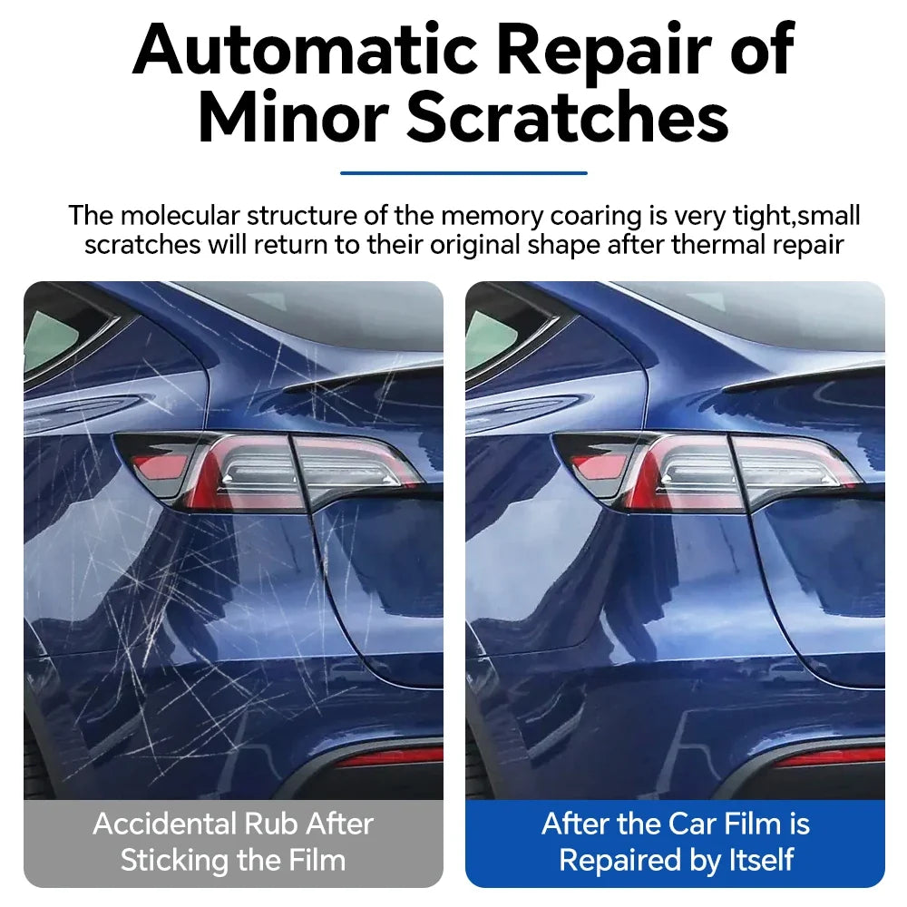 Precut PPF for Tesla Model Y (2020–2024) | 9-Mil TPU Paint Protection Film Clear Bra