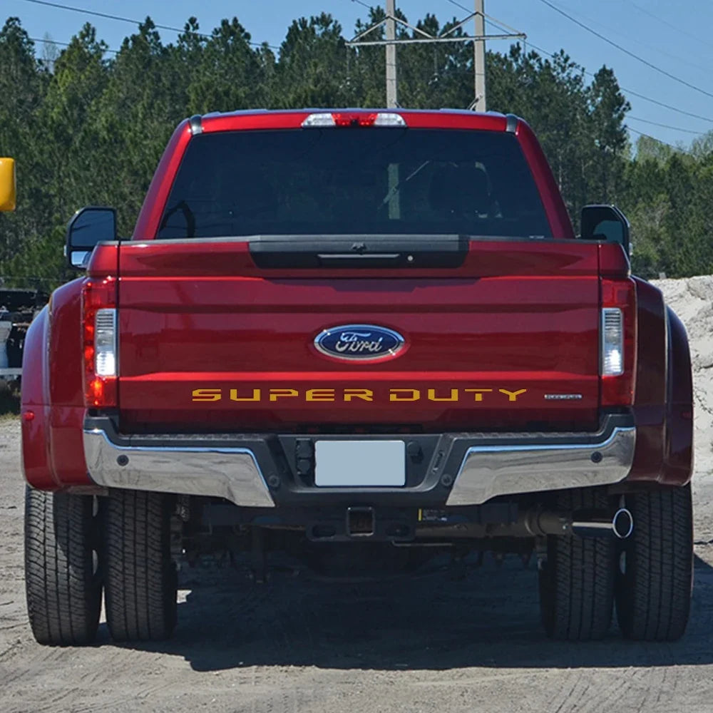 Tail Box Label Decal for Ford Super Duty F-250 / F-350 (2017–2021) | Pickup Vinyl Sticker